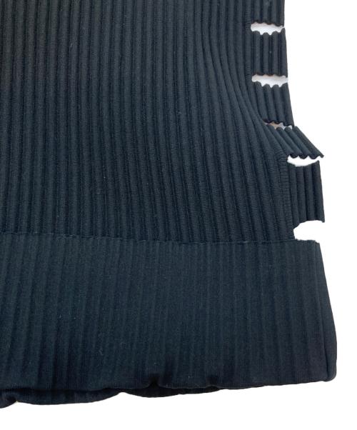 me ISSEY MIYAKE（ミーイッセイ ミヤケ）me ISSEY MIYAKE (ミーイッセイ ミヤケ) BOLD FRINGE PLEATS ブラック サイズ:freeの古着・服飾アイテム