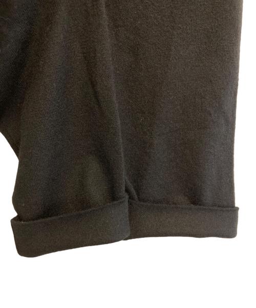 TABASA（タバサ）TABASA (タバサ) ロゴインターシャニットチュニック ブラック サイズ:- 未使用品の古着・服飾アイテム