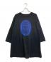 TABASA（タバサ）の古着「ロゴインターシャニットチュニック」｜ブラック