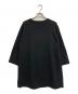 TABASA (タバサ) ロゴインターシャニットチュニック ブラック サイズ:- 未使用品：7000円
