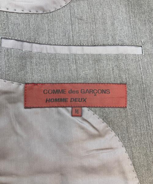 COMME des GARCONS HOMME DEUX（コムデギャルソン オム ドゥ）COMME des GARCONS HOMME DEUX (コムデギャルソン オム ドゥ) テーラードジャケット グレー サイズ:Mの古着・服飾アイテム