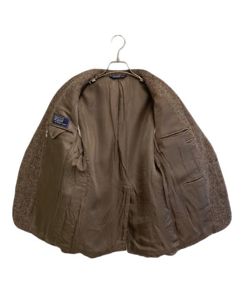 POLO RALPH LAUREN（ポロ・ラルフローレン）POLO RALPH LAUREN (ポロ・ラルフローレン) ウールテーラードジャケット ブラウン サイズ:FREEの古着・服飾アイテム