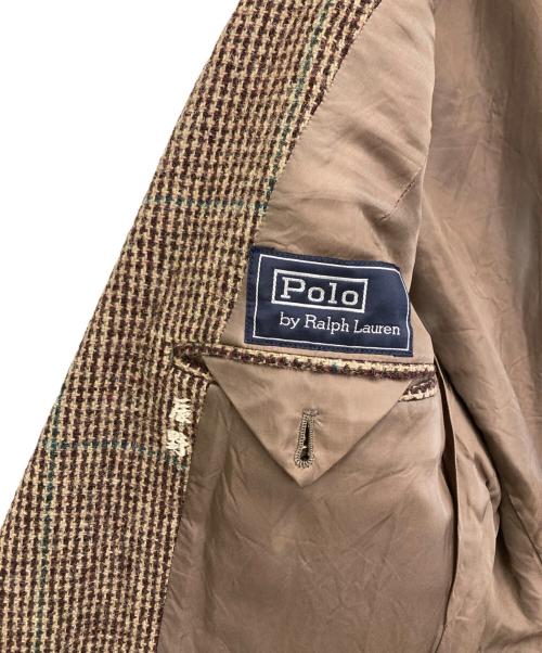 POLO RALPH LAUREN（ポロ・ラルフローレン）POLO RALPH LAUREN (ポロ・ラルフローレン) ウールテーラードジャケット ブラウン サイズ:FREEの古着・服飾アイテム