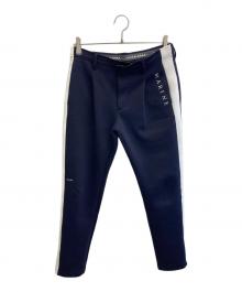 muta MARINE（ムータマリン）の古着「ウォームポンチ サイドライン スラックス」｜ネイビー