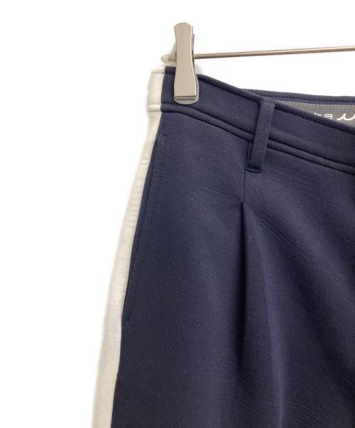 muta MARINE（ムータマリン）muta MARINE (ムータマリン) ウォームポンチ サイドライン スラックス ネイビー サイズ:4の古着・服飾アイテム