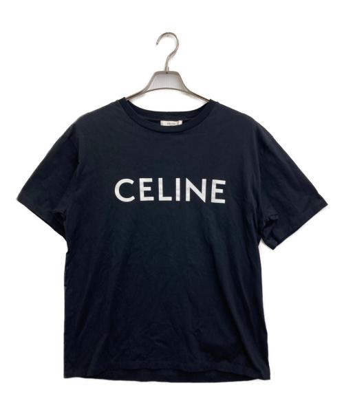 CELINE（セリーヌ）CELINE (セリーヌ) ルーズTシャツ ブラック サイズ:Sの古着・服飾アイテム