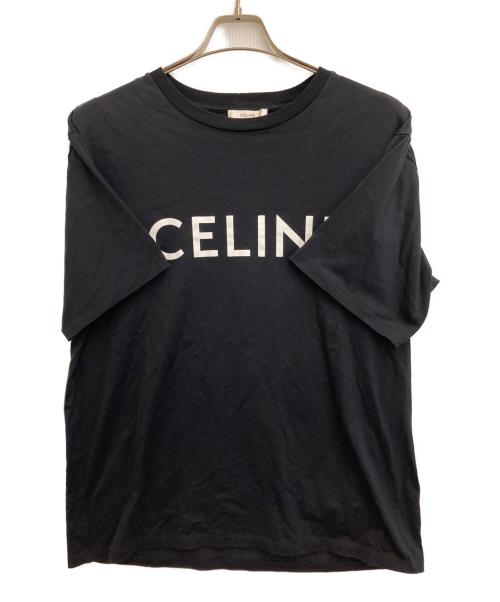 CELINE（セリーヌ）CELINE (セリーヌ) ルーズTシャツ ブラック サイズ:Sの古着・服飾アイテム