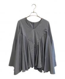 AAKASHA（アーカシャ）の古着「変形チュニックブラウス」｜グレー