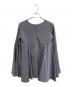 AAKASHA (アーカシャ) 変形チュニックブラウス グレー サイズ:XS 未使用品：4500円