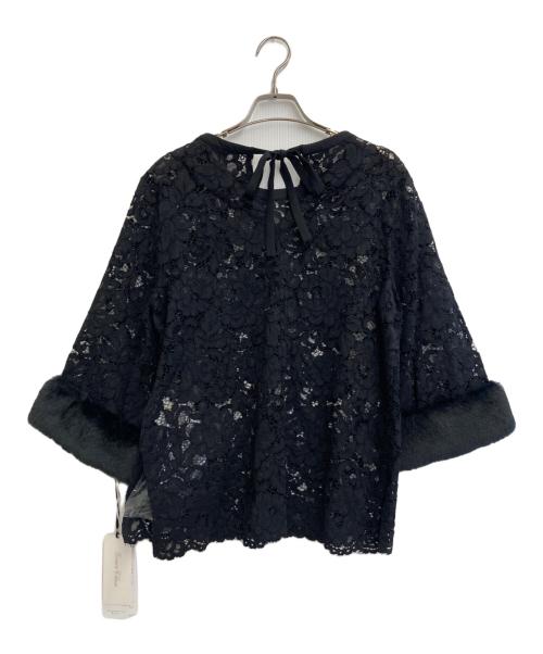 GRACE CLASS（グレースクラス）GRACE CLASS (グレースクラス) ファーカフスレーストップ ブラック サイズ:M 未使用品の古着・服飾アイテム