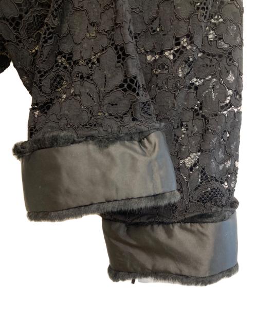 GRACE CLASS（グレースクラス）GRACE CLASS (グレースクラス) ファーカフスレーストップ ブラック サイズ:M 未使用品の古着・服飾アイテム