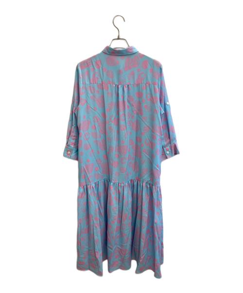 GRACE CLASS（グレースクラス）GRACE CLASS (グレースクラス) シェルモチーフシャツワンピース スカイブルー サイズ:38の古着・服飾アイテム