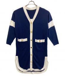 GRACE CLASS（グレースクラス）の古着「ロングカーディガン」｜ネイビー