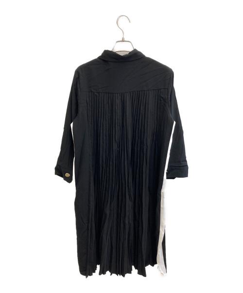 GRACE CLASS（グレースクラス）GRACE CLASS (グレースクラス) プリーツシャツドレス ブラック サイズ:38の古着・服飾アイテム