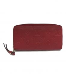 LOUIS VUITTON（ルイ ヴィトン）の古着「ラウンドファスナー財布」｜レッド