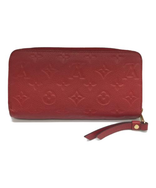 LOUIS VUITTON（ルイ ヴィトン）LOUIS VUITTON (ルイ ヴィトン) ラウンドファスナー財布 レッド サイズ:-の古着・服飾アイテム