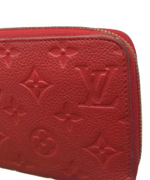 LOUIS VUITTON（ルイ ヴィトン）LOUIS VUITTON (ルイ ヴィトン) ラウンドファスナー財布 レッド サイズ:-の古着・服飾アイテム