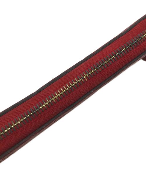 LOUIS VUITTON（ルイ ヴィトン）LOUIS VUITTON (ルイ ヴィトン) ラウンドファスナー財布 レッド サイズ:-の古着・服飾アイテム