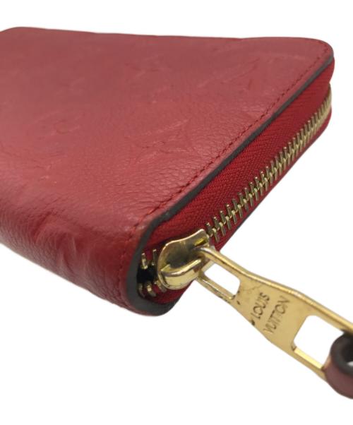 LOUIS VUITTON（ルイ ヴィトン）LOUIS VUITTON (ルイ ヴィトン) ラウンドファスナー財布 レッド サイズ:-の古着・服飾アイテム
