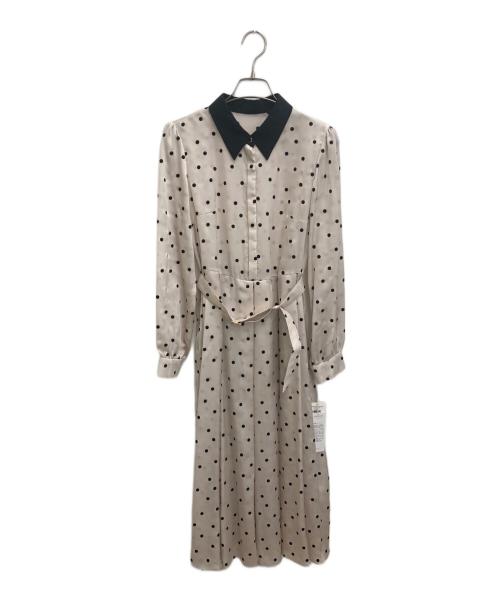 Diagram（ダイアグラム）Diagram (ダイアグラム) キカフロッキープリントワンピース アイボリー サイズ:38 未使用品の古着・服飾アイテム