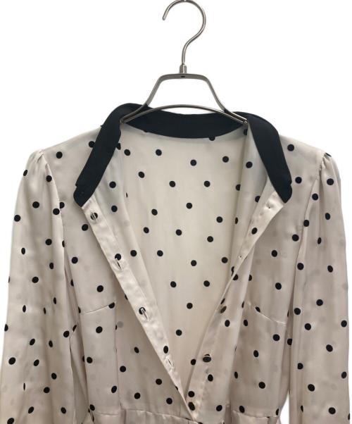 Diagram（ダイアグラム）Diagram (ダイアグラム) キカフロッキープリントワンピース アイボリー サイズ:38 未使用品の古着・服飾アイテム