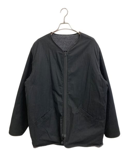 UNION（ユニオン）UNION (ユニオン) リバーシブル シェルパフリースジャケット ブラック サイズ:Lの古着・服飾アイテム