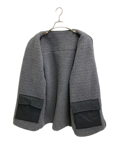 UNION（ユニオン）UNION (ユニオン) リバーシブル シェルパフリースジャケット ブラック サイズ:Lの古着・服飾アイテム
