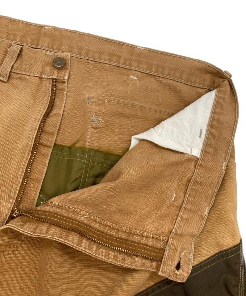CarHartt（カーハート）CarHartt (カーハート) タックパンツ ブラウン サイズ:W44の古着・服飾アイテム
