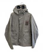 C.P COMPANYシーピーカンパニー）の古着「ORTICA TWILL GOGGLE JACKET FROM SEED 1」｜グレー