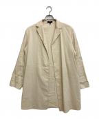 theoryセオリー）の古着「リネンコート」｜アイボリー