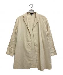 theory（セオリー）の古着「リネンコート」｜アイボリー