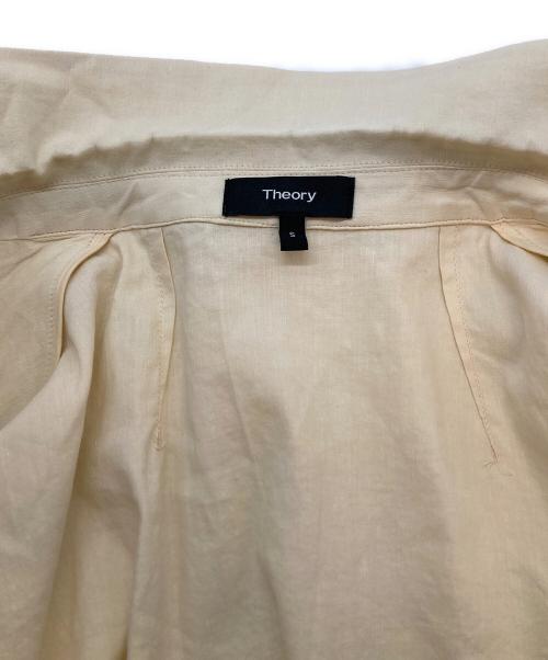 theory（セオリー）theory (セオリー) リネンコート アイボリー サイズ:Sの古着・服飾アイテム