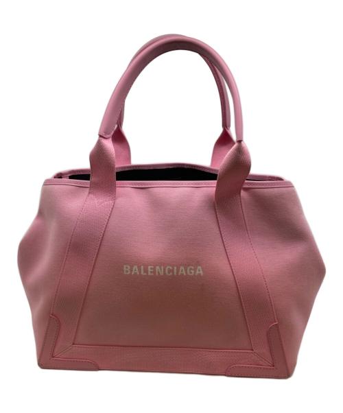 BALENCIAGA（バレンシアガ）BALENCIAGA (バレンシアガ) NAVY CABAS M ピンク サイズ:-の古着・服飾アイテム