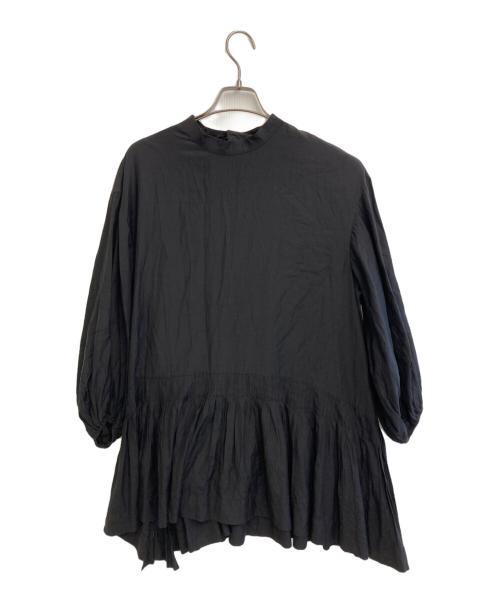 LE PHIL（ル フィル）LE PHIL (ル フィル) トリアセブライトローンブラウス ブラック サイズ:FREEの古着・服飾アイテム