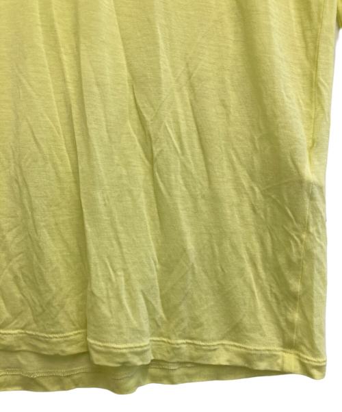 BASERANGE（ベースレンジ）BASERANGE (ベースレンジ) LONG SLEEVE TEE 黄緑 サイズ:Sの古着・服飾アイテム