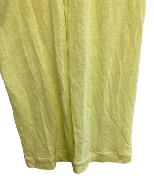 BASERANGE（ベースレンジ）BASERANGE (ベースレンジ) LONG SLEEVE TEE 黄緑 サイズ:Sの古着・服飾アイテム