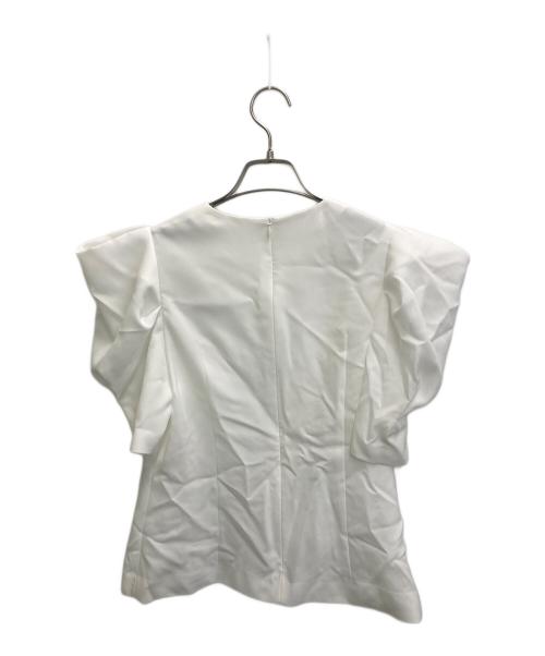cygne（シーニュ）cygne (シーニュ) パフスリーブブラウス ホワイト サイズ:1の古着・服飾アイテム