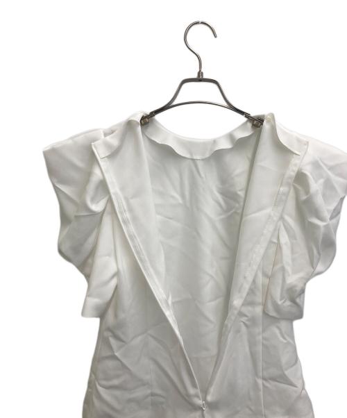 cygne（シーニュ）cygne (シーニュ) パフスリーブブラウス ホワイト サイズ:1の古着・服飾アイテム