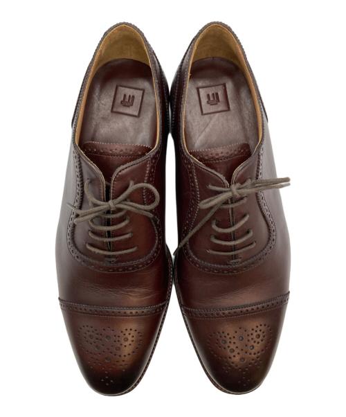 dunhill（ダンヒル）dunhill (ダンヒル) ストレートチップドレスシューズ ブラウン サイズ:26の古着・服飾アイテム