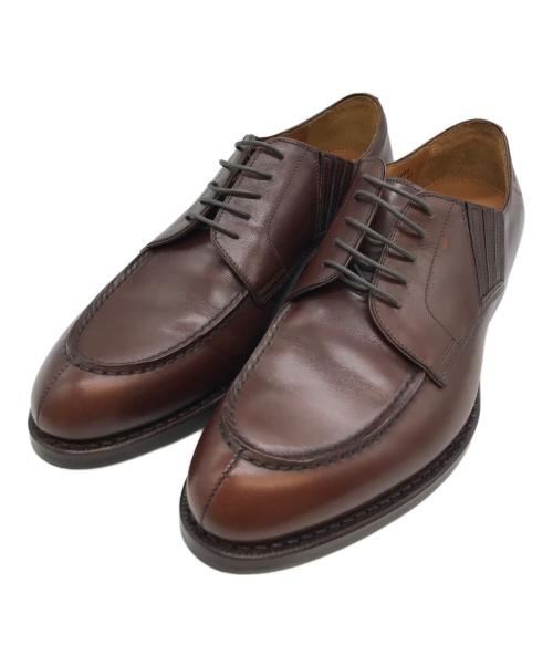 Jalan Sriwijaya（ジャランスリウァヤ）Jalan Sriwijaya (ジャランスリウァヤ) Uチップシューズ ブラウン サイズ:3 1/4の古着・服飾アイテム