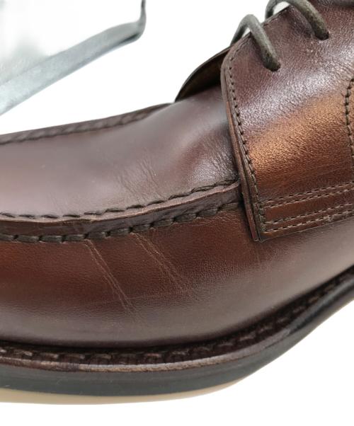 Jalan Sriwijaya（ジャランスリウァヤ）Jalan Sriwijaya (ジャランスリウァヤ) Uチップシューズ ブラウン サイズ:3 1/4の古着・服飾アイテム