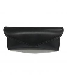 WILDSWANS×金子眼鏡（ワイルドスワンズ×カネコガンキョウ）の古着「SADDLE PULL UP/OPTICAL CASE」｜ブラック