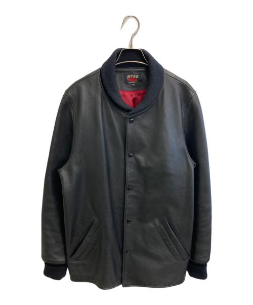 MFSB BY FARMERS（ファーマーズ）MFSB BY FARMERS (ファーマーズ) カウレザージャケット ブラック サイズ:Mの古着・服飾アイテム