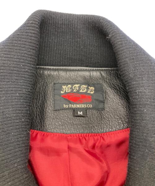 MFSB BY FARMERS（ファーマーズ）MFSB BY FARMERS (ファーマーズ) カウレザージャケット ブラック サイズ:Mの古着・服飾アイテム