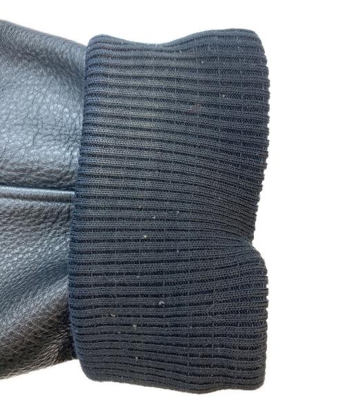 MFSB BY FARMERS（ファーマーズ）MFSB BY FARMERS (ファーマーズ) カウレザージャケット ブラック サイズ:Mの古着・服飾アイテム