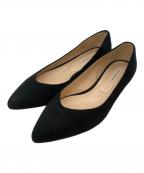 FABIO RUSCONIファビオルスコーニ）の古着「フラットパンプス」｜ブラック