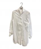 ANN DEMEULEMEESTERアンドゥムルメステール）の古着「ボンテージシャツ」｜ホワイト