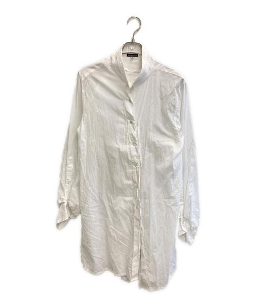ANN DEMEULEMEESTER（アンドゥムルメステール）ANN DEMEULEMEESTER (アンドゥムルメステール) ボンテージシャツ ホワイト サイズ:36の古着・服飾アイテム