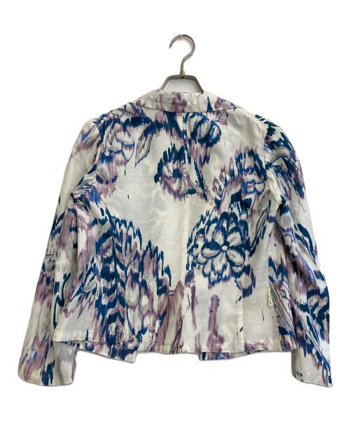 DRIES VAN NOTEN（ドリスヴァンノッテン）DRIES VAN NOTEN (ドリスヴァンノッテン) シルクシャツジャケット ホワイト サイズ:38の古着・服飾アイテム