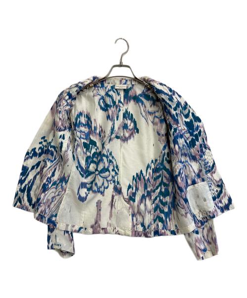 DRIES VAN NOTEN（ドリスヴァンノッテン）DRIES VAN NOTEN (ドリスヴァンノッテン) シルクシャツジャケット ホワイト サイズ:38の古着・服飾アイテム